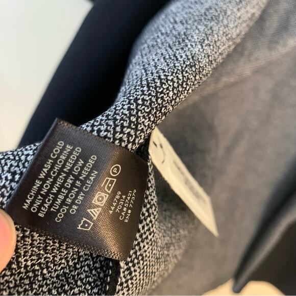 Ann Taylor Womens Longline Color Block Cardigan Size Small Lagenlook Open Front - Picture 4 of 9